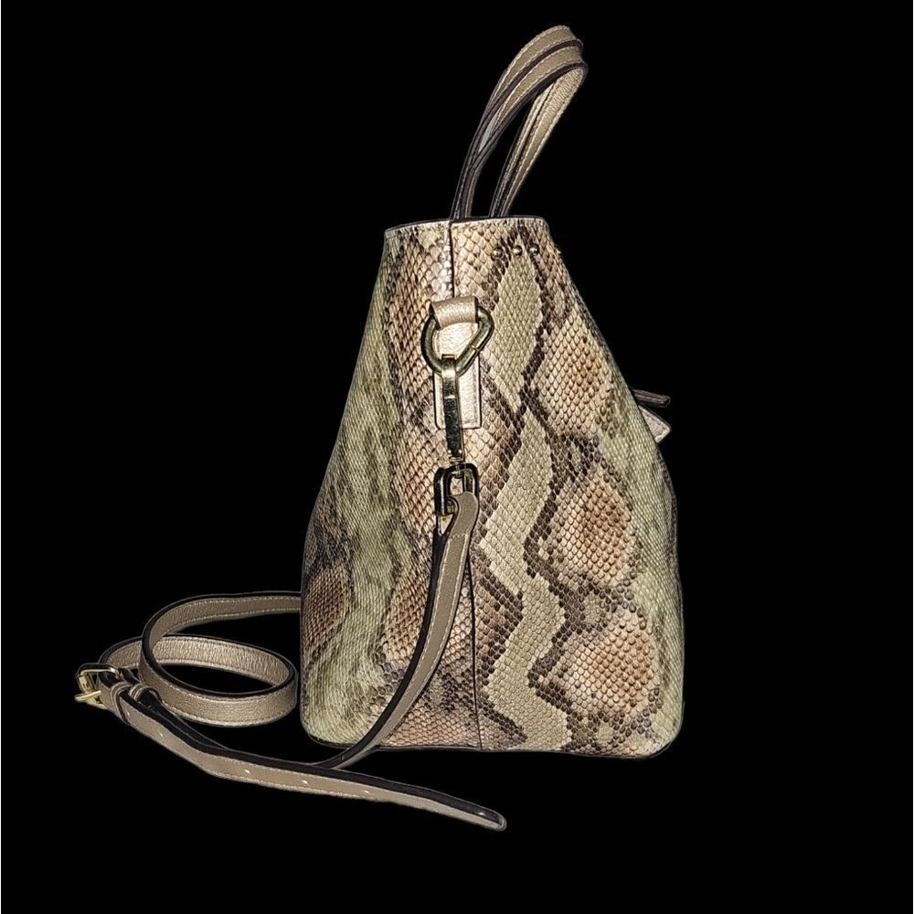 WOMENS CALVIN klein snakeskin pattern handbag - Picture 4 of 10